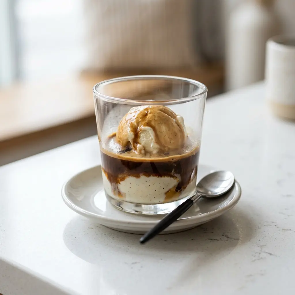 Fotografie hotového jídla: Affogato