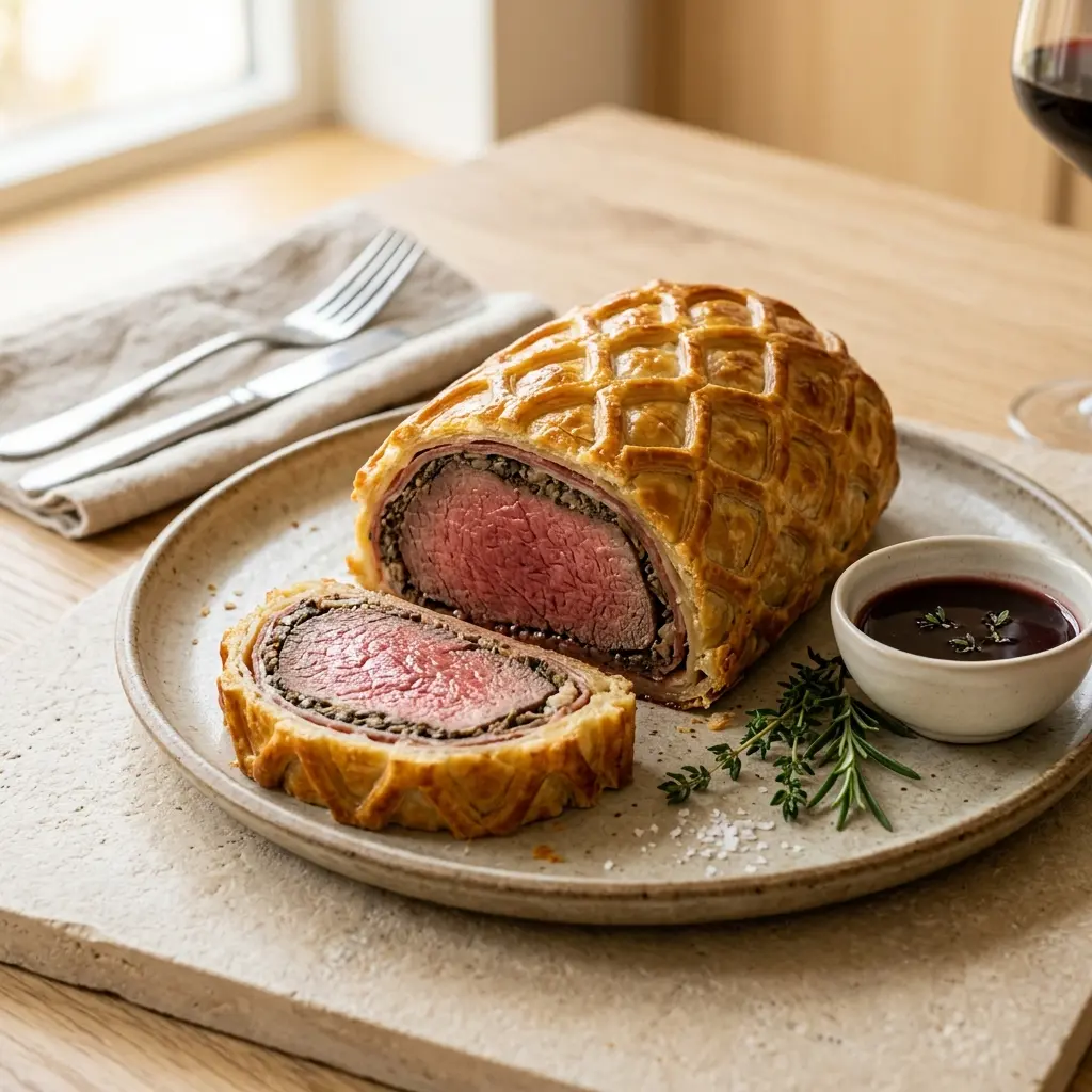 Fotografie hotového jídla: Beef Wellington