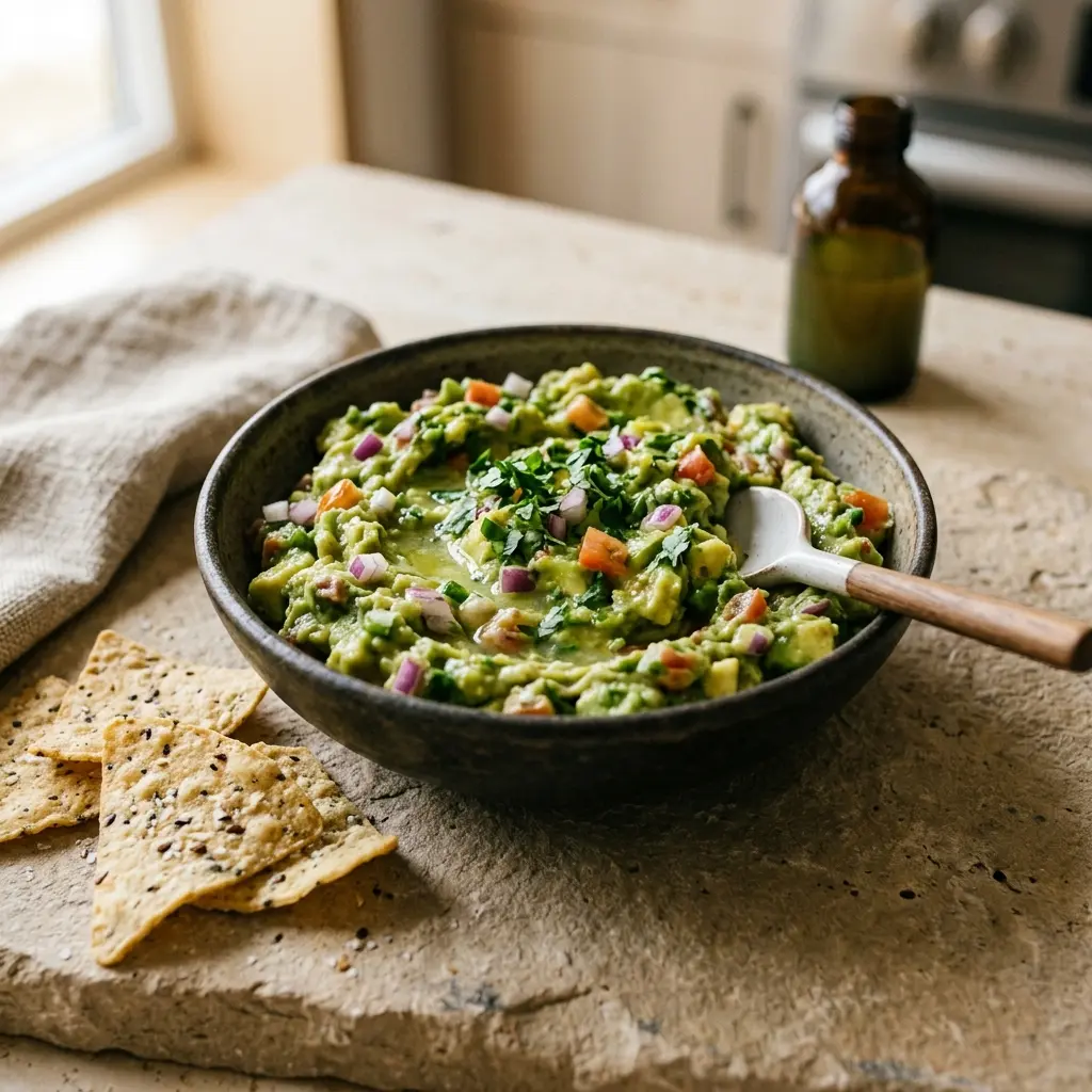 Fotografie hotového jídla: Guacamole