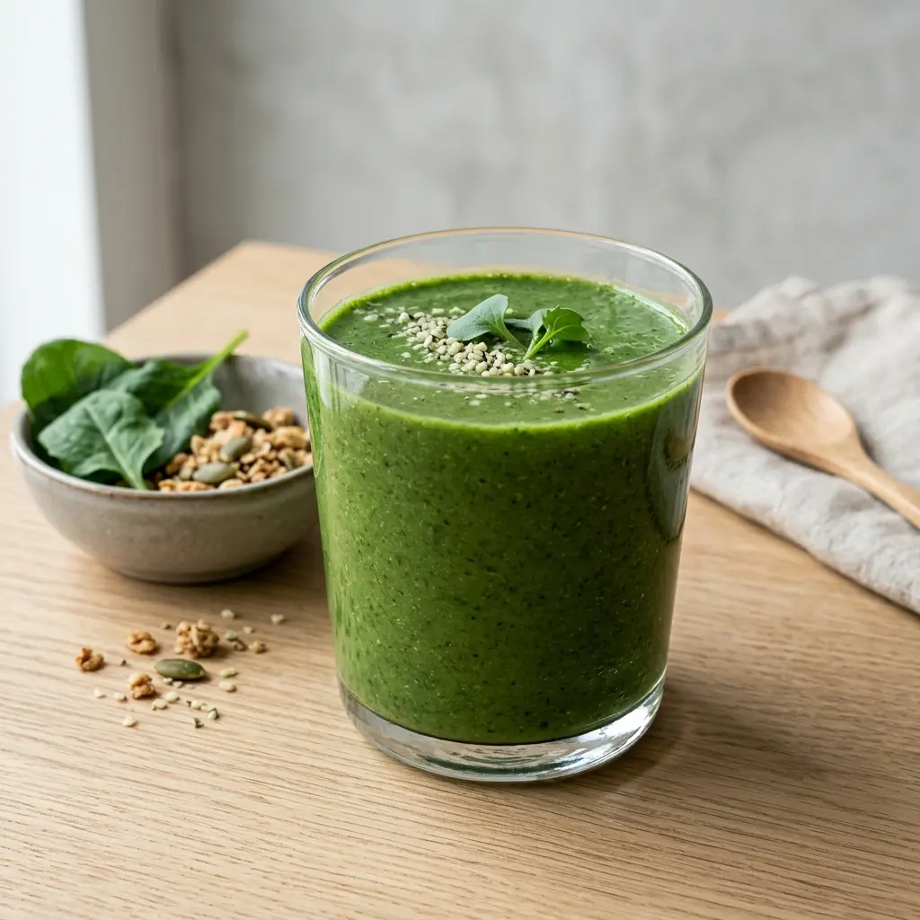 Fotografie hotového nápoje: Smoothie s kapustou