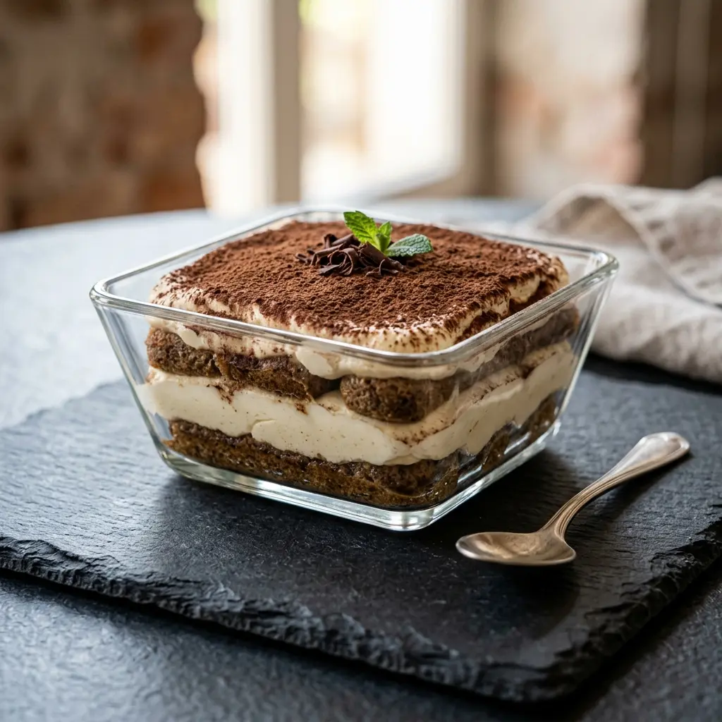 Fotografie hotového jídla: Tiramisu