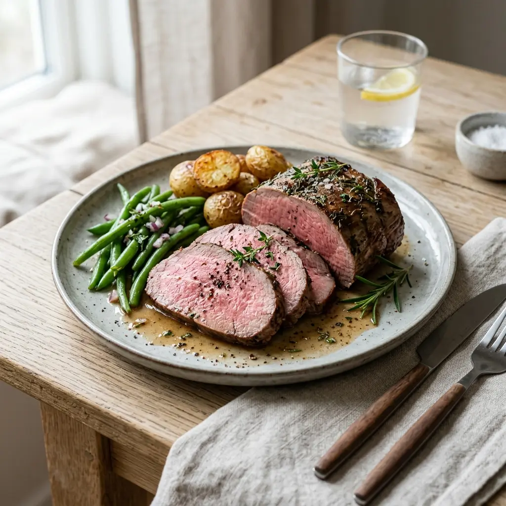 Fotografie hotového jídla: Tradiční roastbeef