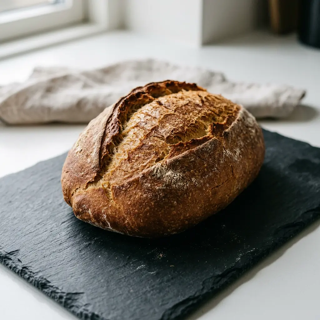 Fotografie hotového receptu Bílý chléb z horkovzdušné fritézy z horkovzdušné fritézy