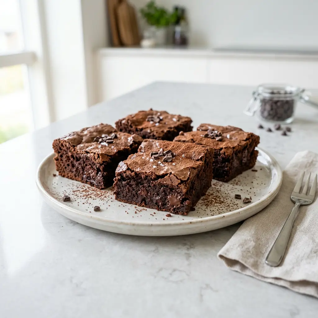 Fotografie hotového receptu Brownies z horkovzdušné fritézy z horkovzdušné fritézy