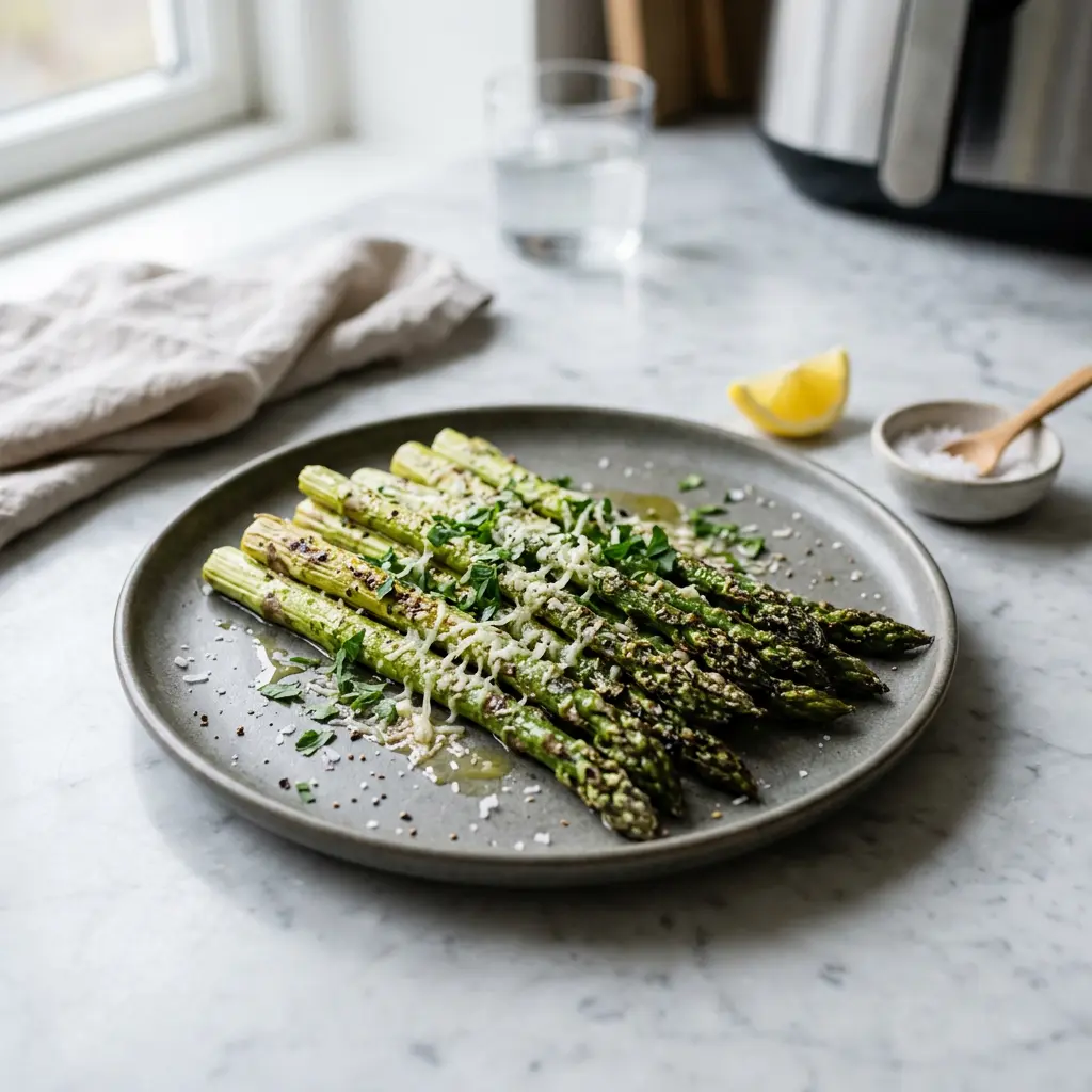 Fotografie hotového receptu Chřest z horkovzdušné fritézy z horkovzdušné fritézy