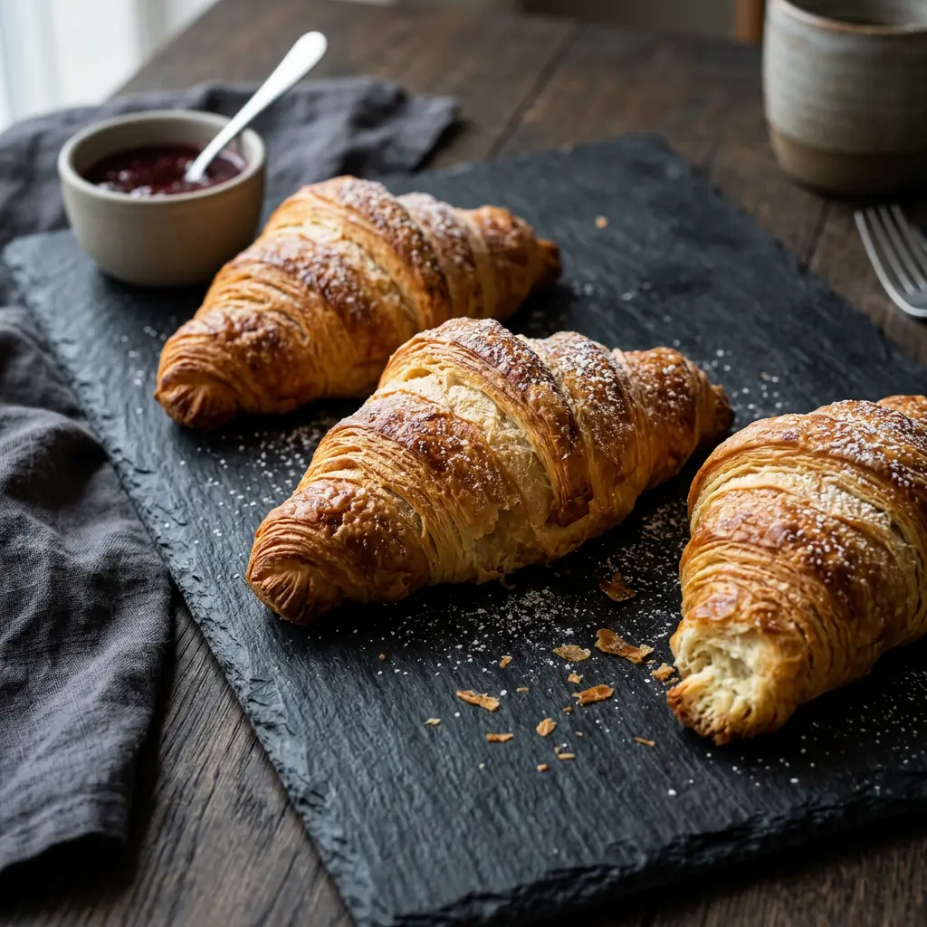 Fotografie hotového receptu Croissanty z horkovzdušné fritézy z horkovzdušné fritézy