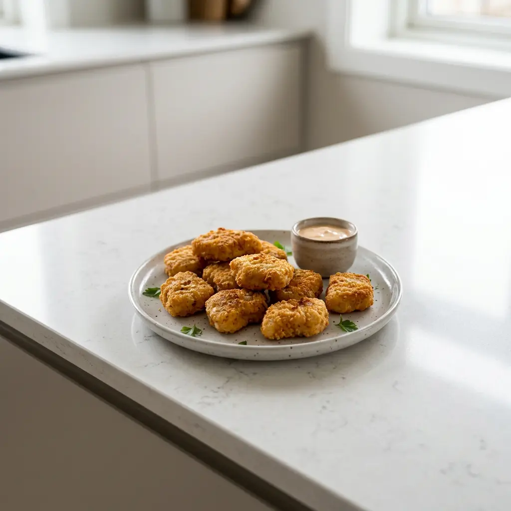 Fotografie hotového receptu Kuřecí nugety z horkovzdušné fritézy z horkovzdušné fritézy