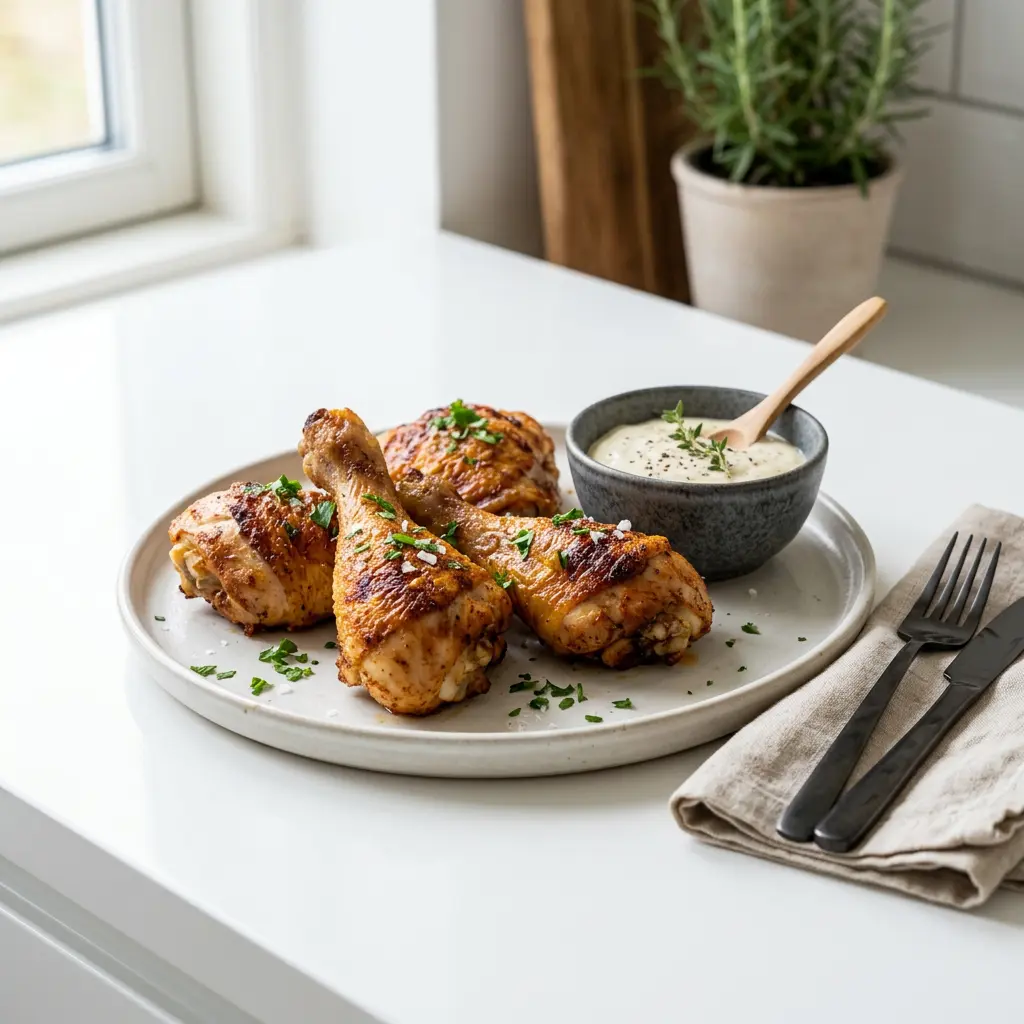 Fotografie hotového receptu Kuřecí paličky z horkovzdušné fritézy z horkovzdušné fritézy