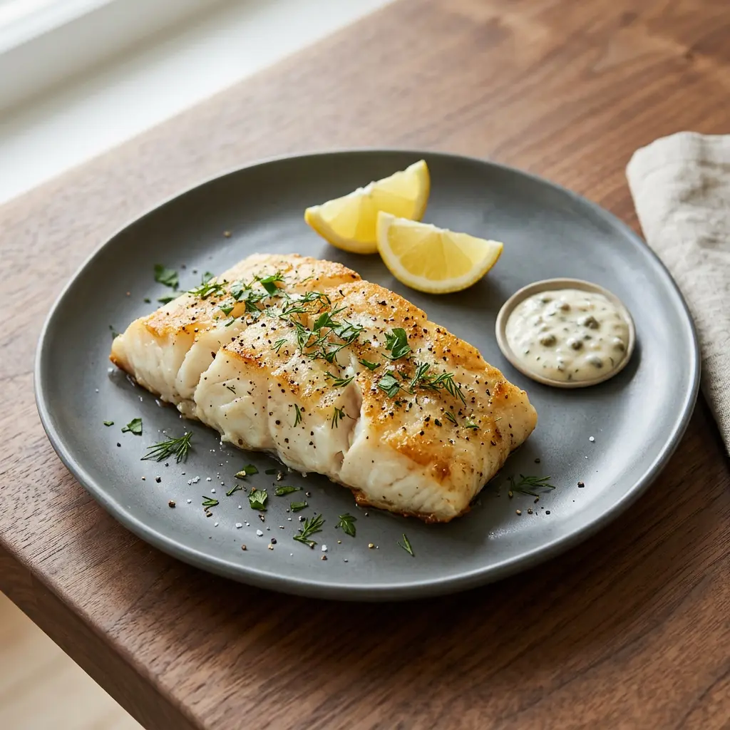 Fotografie hotového receptu Mražená treska z horkovzdušné fritézy z horkovzdušné fritézy