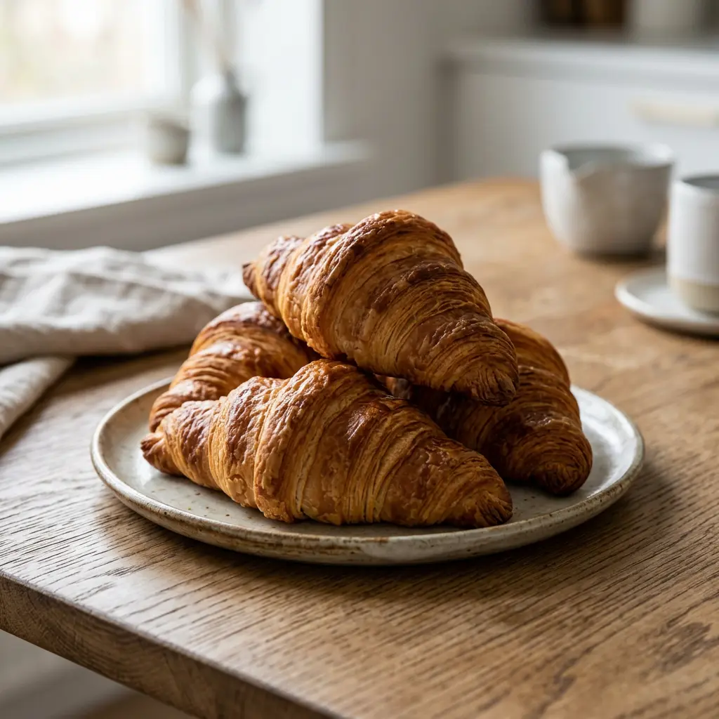 Fotografie hotového receptu Mražené croissanty z horkovzdušné fritézy z horkovzdušné fritézy