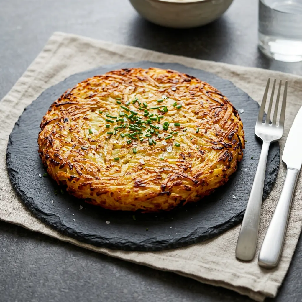 Fotografie hotového receptu Rösti z horkovzdušné fritézy z horkovzdušné fritézy
