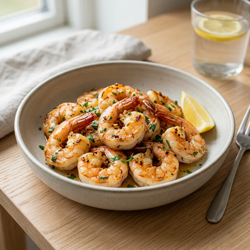 Fotografie hotového receptu Scampi z horkovzdušné fritézy z horkovzdušné fritézy