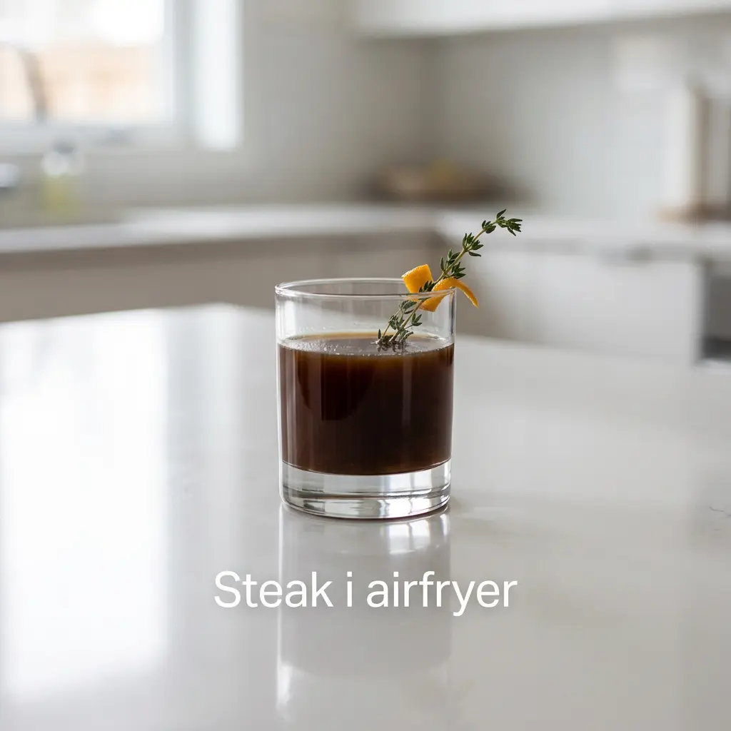 Fotografie hotového receptu Steak z horkovzdušné fritézy z horkovzdušné fritézy