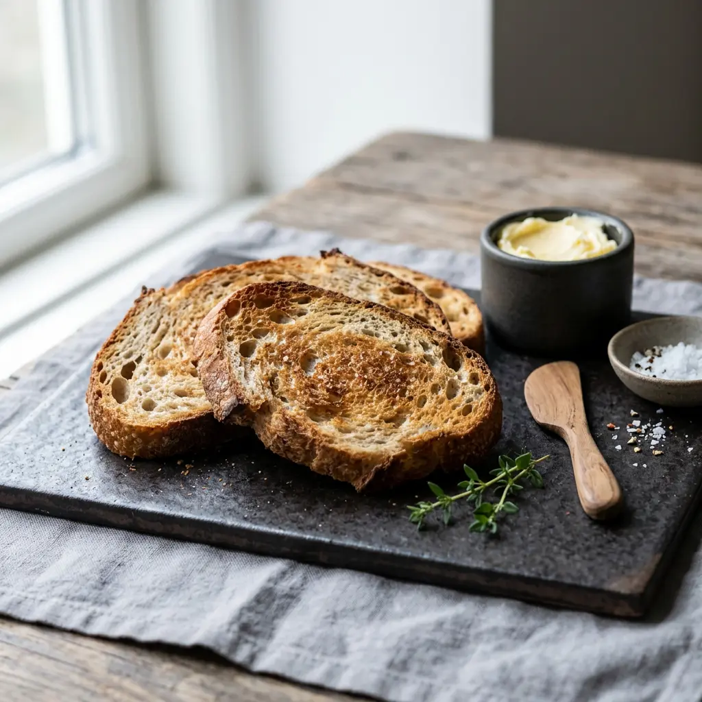 Fotografie hotového receptu Topinky z horkovzdušné fritézy z horkovzdušné fritézy