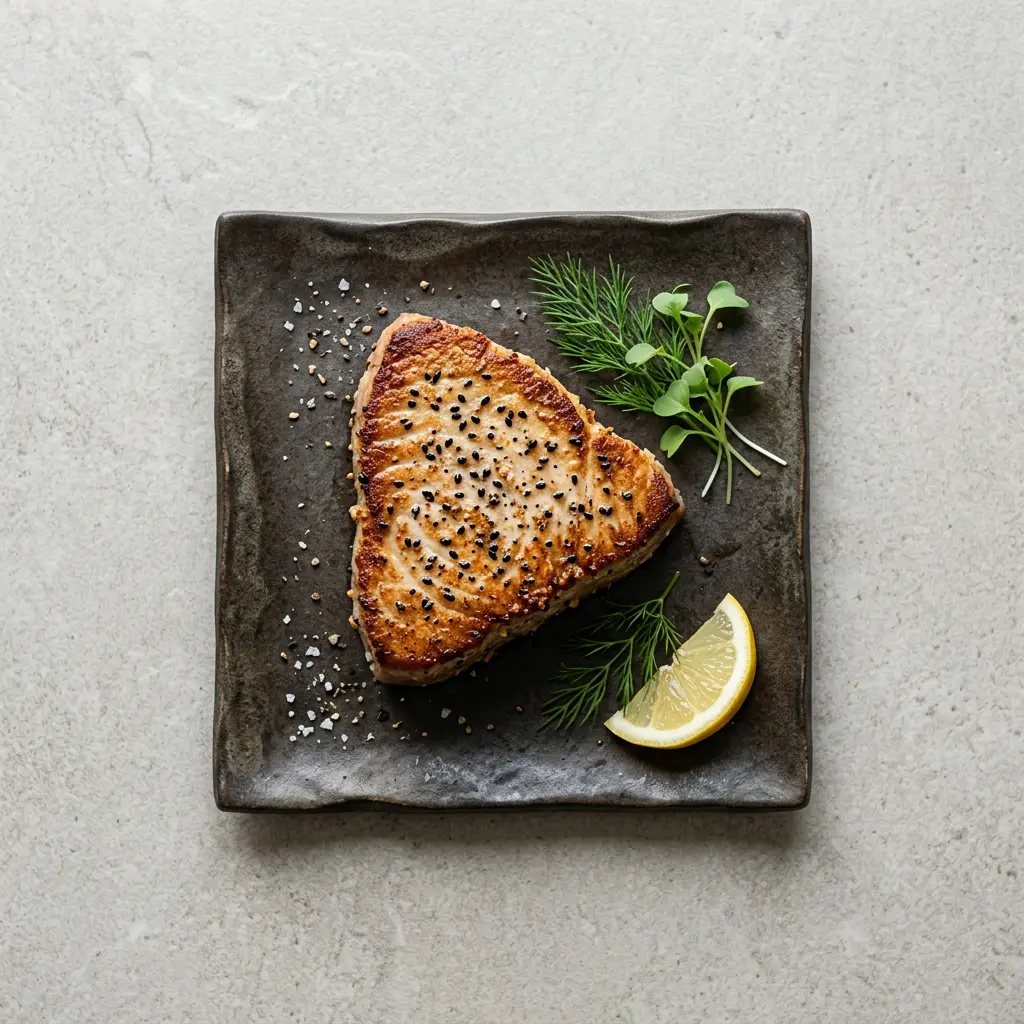 Fotografie hotového receptu Tuňákový steak z horkovzdušné fritézy z horkovzdušné fritézy