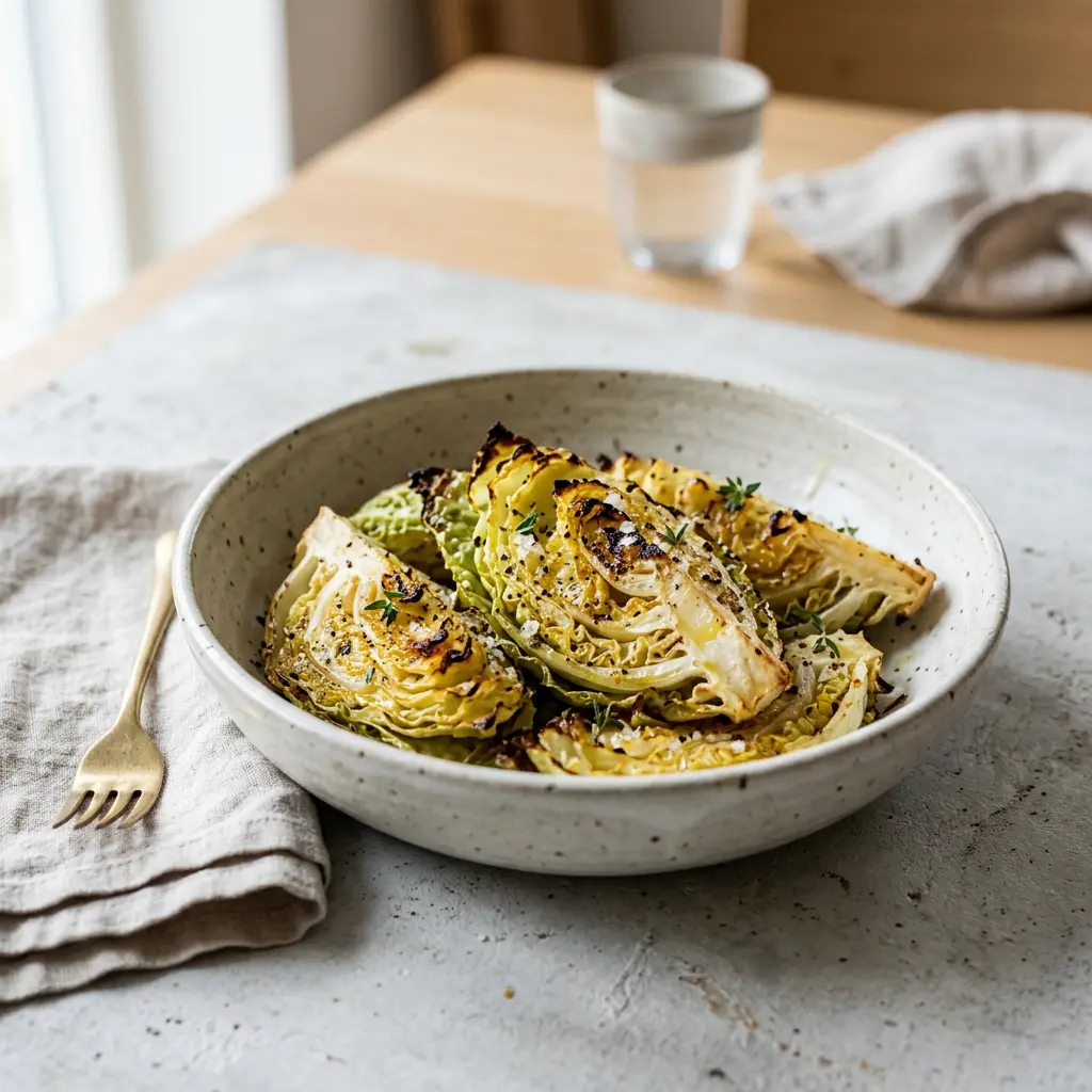 Fotografie hotového receptu Zelí z horkovzdušné fritézy z horkovzdušné fritézy